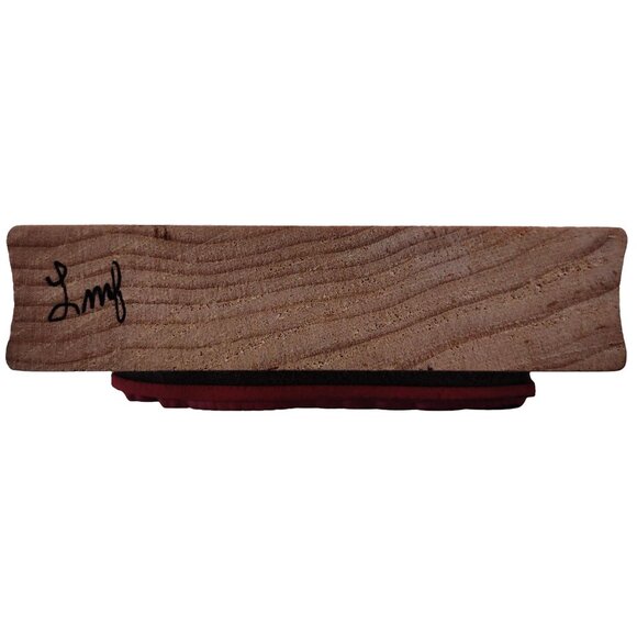 Decorative Shell Corner Rubber Stamp Wooden Block Craft Tool - Picture 5 of 6